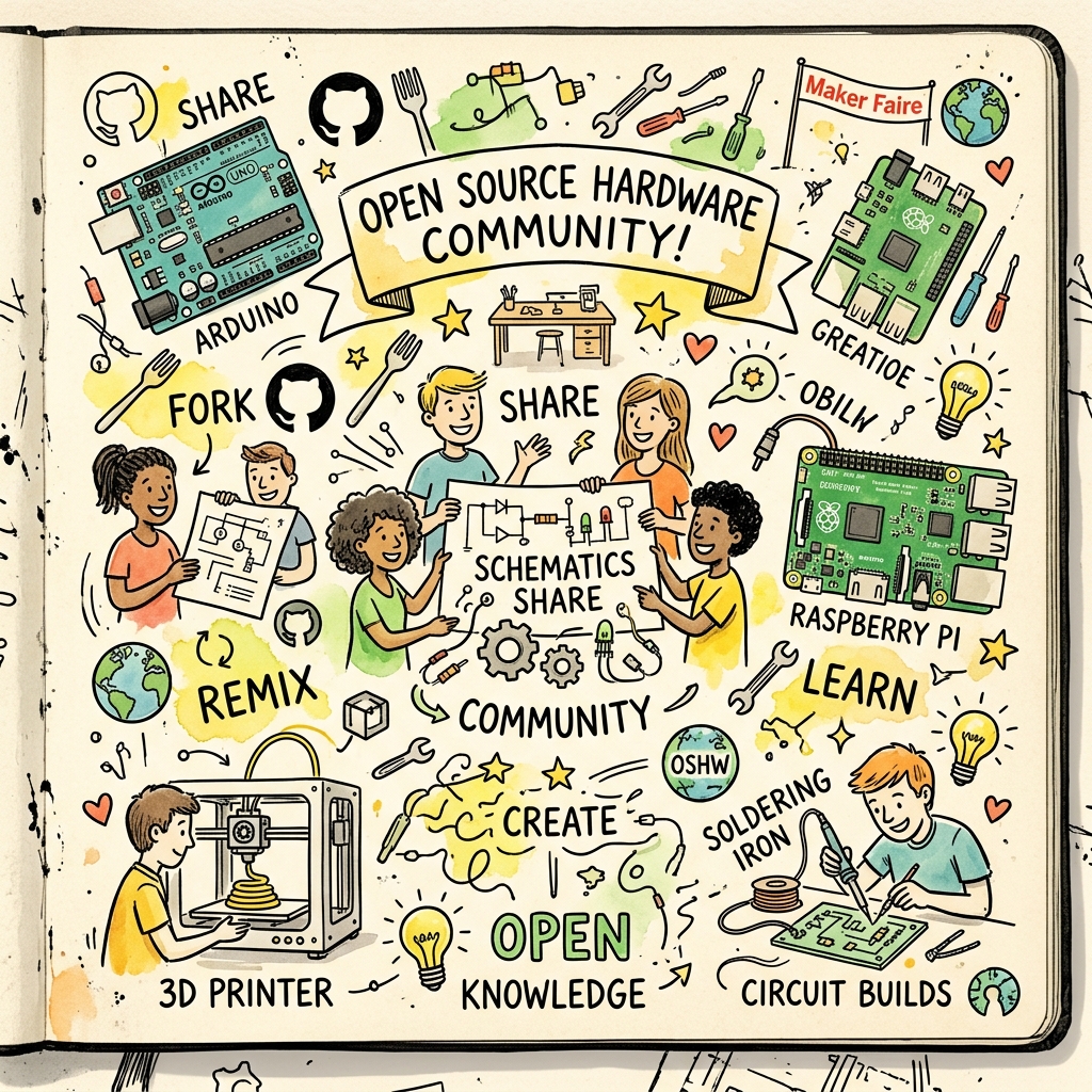 Open Source Hardware Illustration